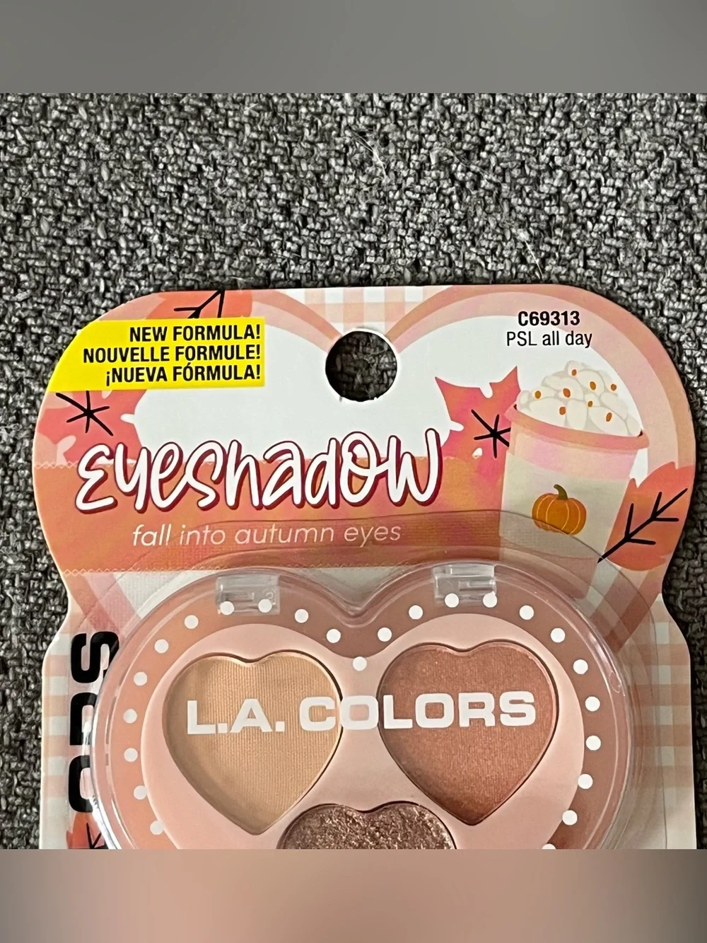 La Colors Pumpkin Spice PSL All Day Heart Eyeshadow Palette Fall Autumn Boho